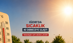 Iğdır'da Termometreler 40 Dereceyi Buldu
