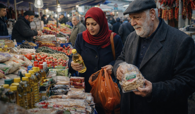 VATANDAŞLAR RAMAZAN AYI İÇİN HAZIRLIKLARA BAŞLADI
