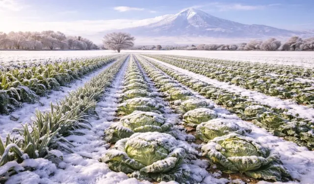 IĞDIR’DA KIŞLIK SEBZE ÜRETİMİ SÜRÜYOR
