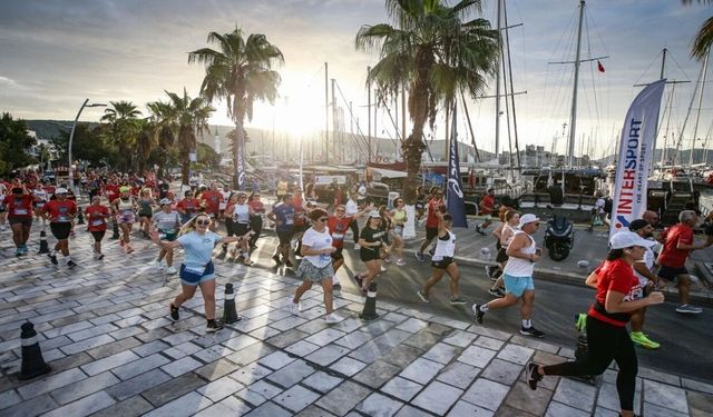 BODRUM YARI MARATONU HEYECANI 8. KEZ START ALIYOR