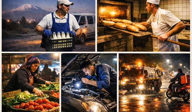 IĞDIR'DA GÜNLÜK YAŞAMI AYAKTA TUTAN MESLEKLER
