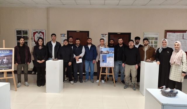 IĞDIR ÜNİVERSİTESİNDE TÜBİTAK DESTEKLİ “IĞDIR’IN SERAMİK LEYLEKLERİ” SERGİSİ AÇILDI