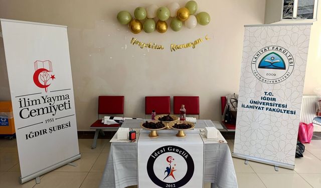 RAMAZAN AYININ MANEVİ İKLİMİ IĞDIR ÜNİVERSİTESİNDE PAYLAŞILDI