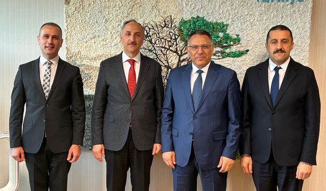 REKTÖR GÜREL’DEN EROZYON VE ÇÖLLEŞMEYLE MÜCADELE GENEL MÜDÜRLÜĞÜNE STRATEJİK ZİYARET