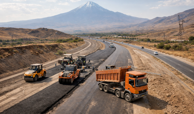 IĞDIR’DA ULAŞIM VE YOL PROJELERİYLE BÖLGEYE YENİ SOLUK
