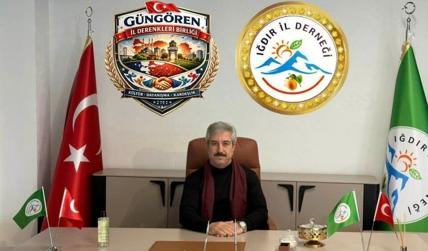 IĞDIR İL DERNEĞİ BAŞKANI ÖZTÜRK ALTUNTAŞ “ ÇALIŞMALARIMIZ SÜRECEK”