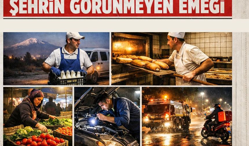 IĞDIR'DA GÜNLÜK YAŞAMI AYAKTA TUTAN MESLEKLER