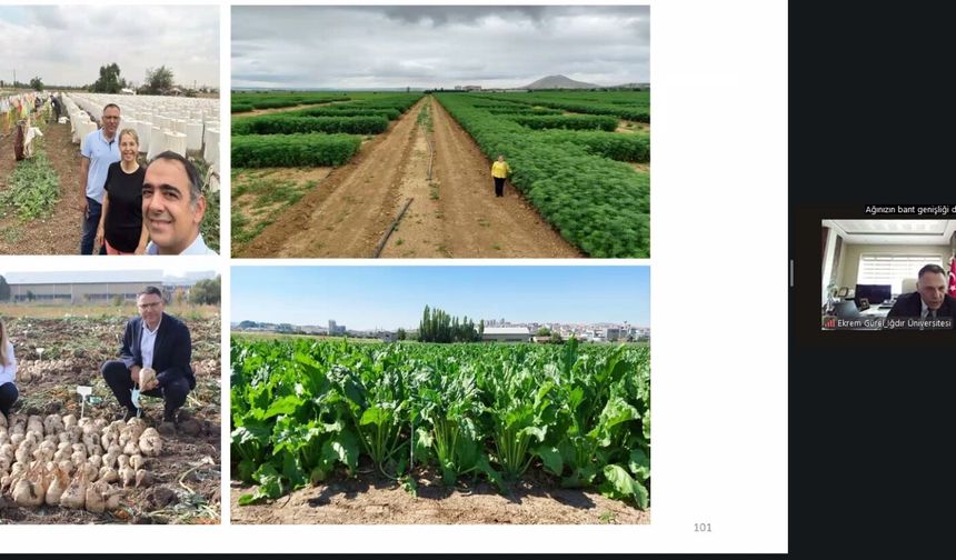 REKTÖR GÜREL, TÜRKİYE’NİN İLK YERLİ VE MİLLÎ ŞEKER PANCARI TOHUMU PROJESİNİ TANITTI