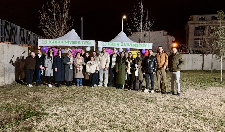 IĞDIR ÜNİVERSİTESİNDEN 8 MART’A ÖZEL FARKINDALIK ETKİNLİĞİ