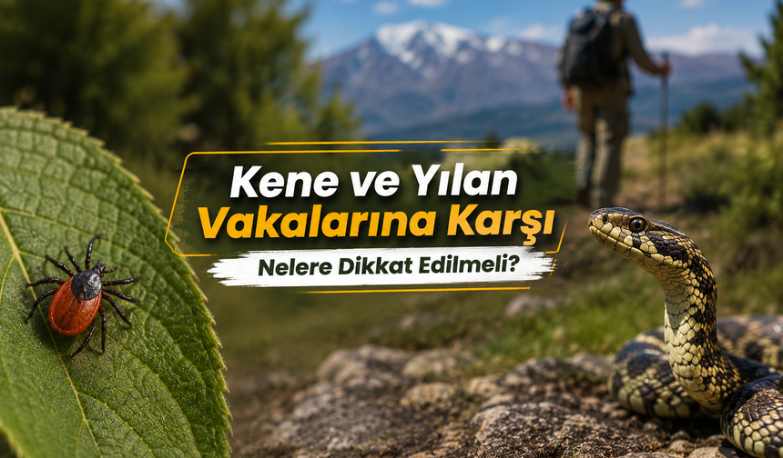 Kene ve Yılan Vakalarına Karşı Nelere Dikkat Edilmeli?