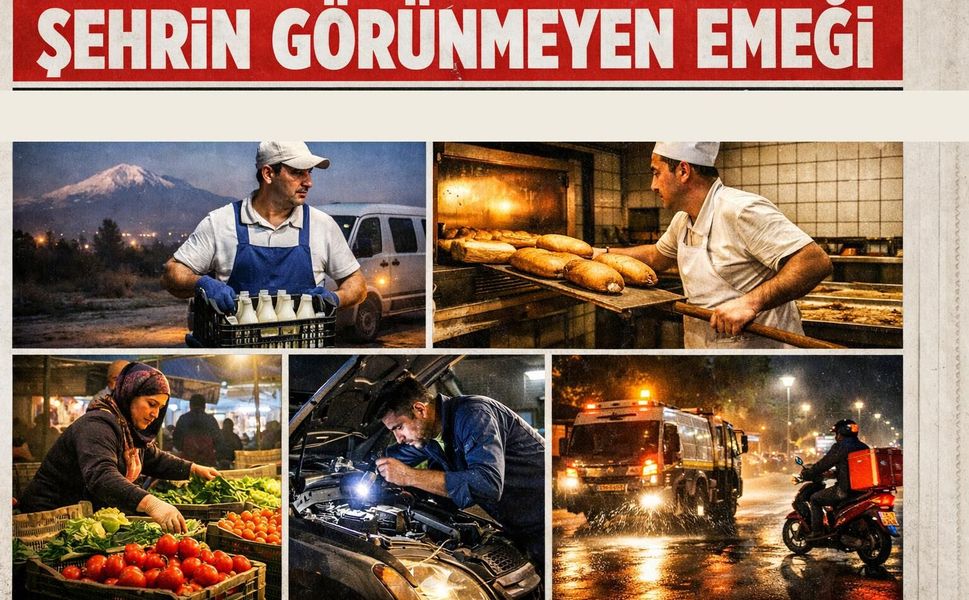 IĞDIR'DA GÜNLÜK YAŞAMI AYAKTA TUTAN MESLEKLER