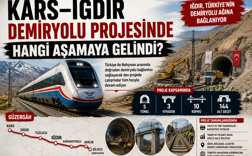 Kars–Iğdır Demiryolu Projesinde Hangi Aşamaya Gelindi?