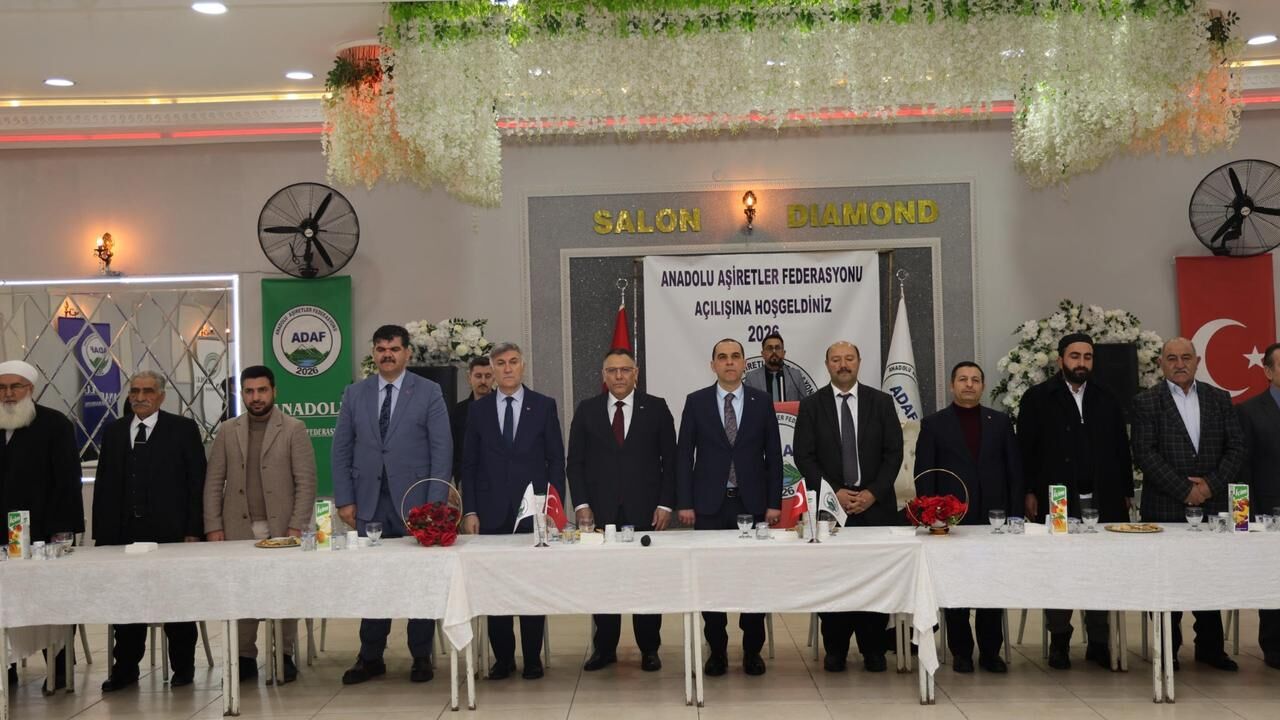 ANADOLU AŞİRETLER FEDERASYONU AÇILIŞINDA TOPLUMSAL BİRLİK MESAJI VERİLDİ