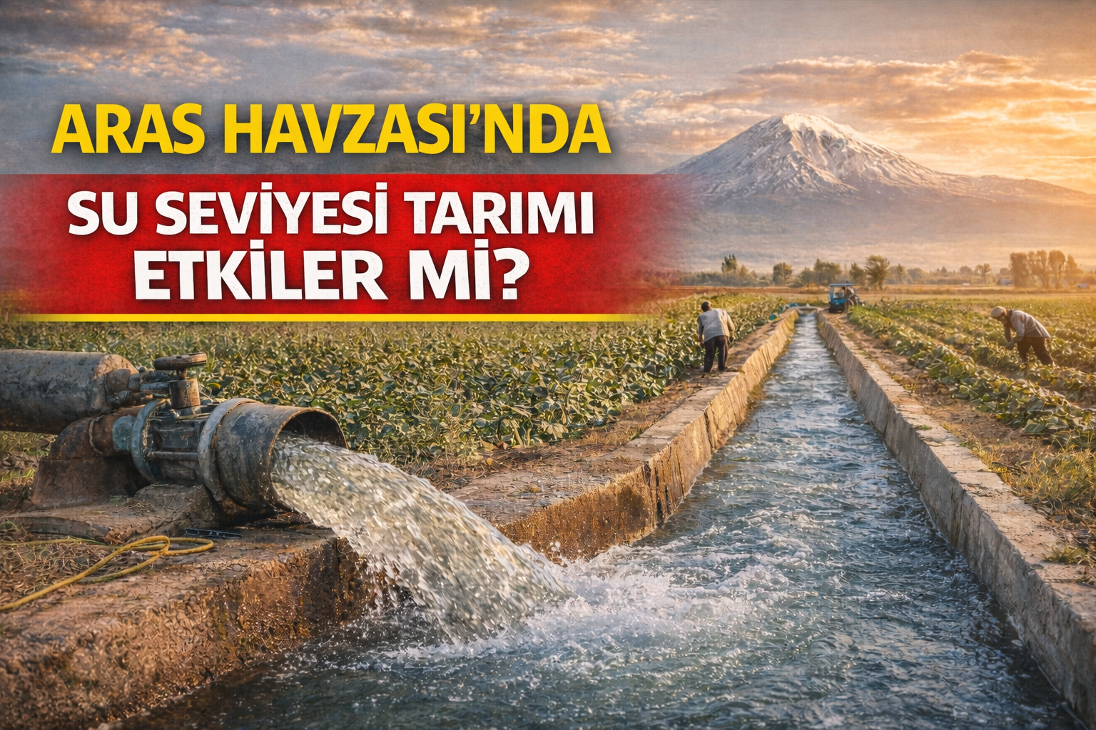 ARAS HAVZASI’NDA SU SEVİYESİ TARIMI ETKİLER Mİ?