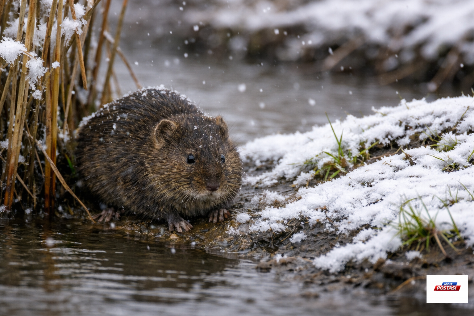 KIŞ AYLARINDA SU MAYMUNCUKLARI SULAK ALANLARDA YAŞAMINI SÜRDÜRÜYOR